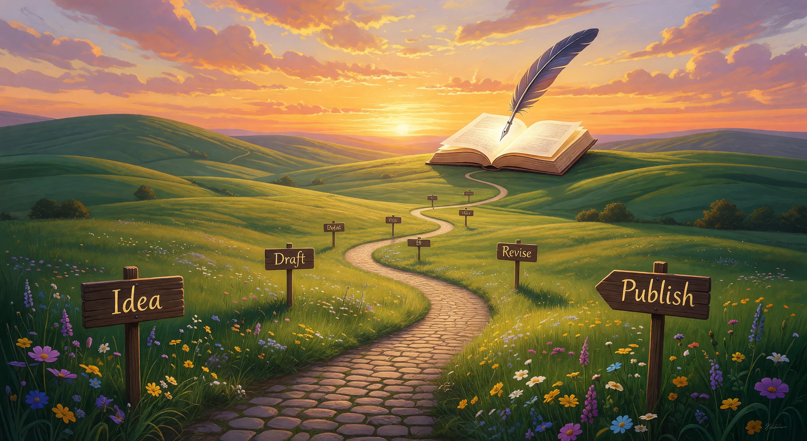 Writer's journey path